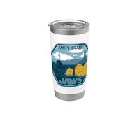 Jaws Amity Island Orca Boat Vaso térmico de acero inoxidable de doble pared