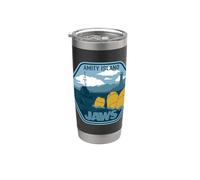 Jaws Amity Island Orca Boat Vaso térmico de acero inoxidable de doble pared