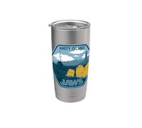 Jaws Amity Island Orca Boat Vaso térmico de acero inoxidable de doble pared