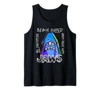Jaws Beach Cerrado No Swimming Amity Police Camiseta sin Mangas