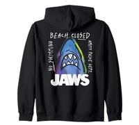 Jaws Beach Closed Neon Shark Sudadera con Capucha