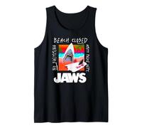Jaws Beach Closed Surf Warning Camiseta sin Mangas