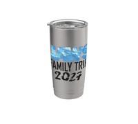 Jaws Family Trip 2027 Front & Back Vaso térmico de acero inoxidable de doble pared