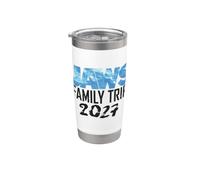 Jaws Family Trip 2027 Front & Back Vaso térmico de acero inoxidable de doble pared