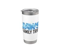 Jaws Family Trip Bigger Boat Front & Back Vaso térmico de acero inoxidable de doble pared
