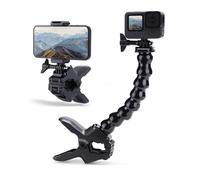 Jaws Flex, soporte de abrazadera con cuello de cisne compatible con GoPro