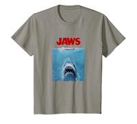 Jaws Oversize Poster Camiseta, Niños, Pizarra, 12 años