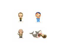 Jaws Set 4 Figuras Goma Pokis Jaws