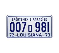 Jaws | Shark Autopsy | Metal Stamped License Plate