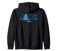 Jaws Shark Burst Logo Sudadera con Capucha