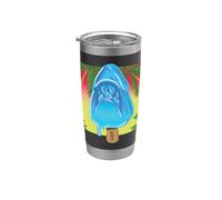 Jaws Shark Summer Pop Vaso térmico de acero inoxidable de doble pared
