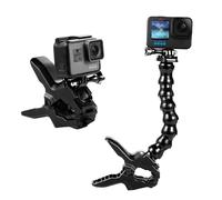 Jaws - Soporte de abrazadera flexible para GoPro Hero 13 Hero 12 Hero 11 Hero 10 Hero 9 Hero 8 Hero 7 Hero 6 Hero 5 Hero 4 Session Hero 3+ Hero 3 EK7000 DJI osmo Arlo Action Camera