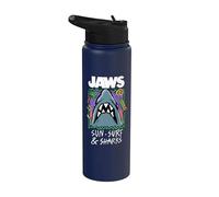 Jaws Sun Surf & Sharks Stainless Steel Insulated Water Bottle