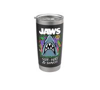 Jaws Sun Surf & Sharks Vaso térmico de acero inoxidable de doble pared