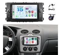 JAWSEU 4G+64G Radio Coche para Ford Focus II S-MAX Mondeo Galaxy Il C-MAX