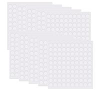 JAWUZ 1000 Puntos de Celo Doble Cara Extraíbles Pegatina Adhesivas, Transparente Adhesivo Fuerte Redondo, Adhesivos de Doble Cara para Paredes sin Marcas Puntos Pegamento para oficina, Hogar