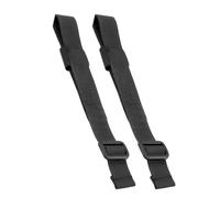 JAWUZ 2 Piezas arnes Correa De Entrepierna Para Trona,Correa De Barra Frontal Con Hebilla Compatible Con Hauck Alpha Beta, Stokke Tripp Trapp, Roba,Trona Para Niños(Negro)