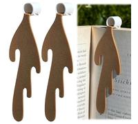JAWUZ 2 Piezas Marcador De Taza De Café Derramado,Lindos Marcadores De Libros De Lectura Amantes De Los Regalos Para Los Amantes De Las Lecturas Señoras y Hombres,Regalos Creativos Para Fiestas