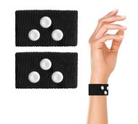 JAWUZ 2 piezas pulseras mareo pulsera antimareo pulseras para aliviar el mareo por movimiento para mareo enfermedad del coche