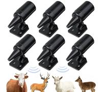 JAWUZ 6 Piezas Ahuyentador De Jabalies, Disuasión Ultrasónica, Auyentadores De Jabalies Coche,Ahuyentador Animales Coche, Protégete De Encuentros Peligrosos Con Un Dispositivo Anti Animales Coche(A)