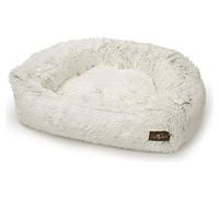Jax & Bones Arctic Shag Napper cama, tamaño mediano