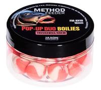 Jaxon Boilies Pop-UP Duo Color Method Feeder 16mm 40g Pesca de Carpa Cebo para Pesca de Carpa (Fresa/Crema FM-KH10)