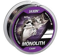 Jaxon Sedal de pesca Monolith Carp 0,25-0,35 mm/600 m, bobina monofilamento (0,27 mm de diámetro, capacidad de carga de 15 kg)