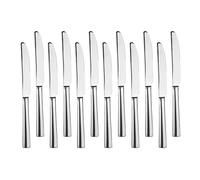 JAY - 11091003 - Pack de 12 Cuchillos de Mesa, Colección Titanio, 225 mm, Acero Inoxidable 18/10, Corte Preciso, Diseño Sobrio para Uso Diario y Profesional, Fabricado en España