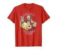 Jay and Silent Bob Buddy Christ Circle Portrait Camiseta