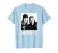 Jay and Silent Bob Photograph Camiseta, Hombre, Azul Bebé, L