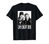 Jay and Silent Bob Photograph Camiseta, Hombre, Negro, 4XL