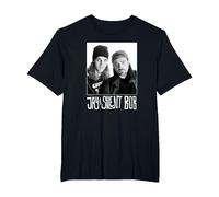 Jay and Silent Bob Photograph Camiseta, Hombre Tallas Grandes, Negro, 4X Alto