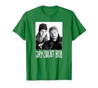 Jay and Silent Bob Photograph Camiseta, Hombre, Verde Kelly, L