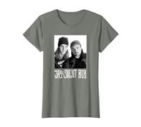 Jay and Silent Bob Photograph Camiseta, Mujer, Verde Militar Jaspeado, XS