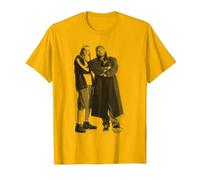 Jay and Silent Bob Standing Pose Camiseta, Hombre, Dorado Brillante, M