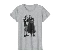 Jay and Silent Bob Standing Pose Camiseta, Mujer, Gris Jaspeado, XXL