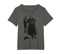 Jay and Silent Bob Standing Pose Camiseta, Mujer Tallas Grandes, Asfalto, 4XL Grande