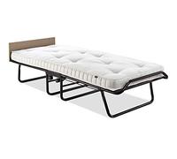 JAY-BE Letto con Materasso in Memory Foam e Automatico Gambe Pieghevoli, Acciaio, Black, Singolo