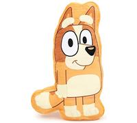 Jay Franco Bluey Bingo Shaped Decorative Pillow - Kids Super Soft Throw Plush Pillow - Measures 14 Inches (Official Bluey Product)