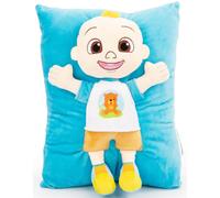 Jay Franco CoComelon JJ Almohada de felpa 3D Snuggle - Almohada azul sϊper suave - Mide 15 pulgadas