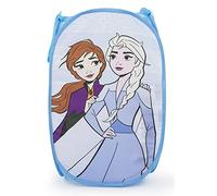 Jay Franco Disney Frozen Espiritu de Aventura Cesta Plegable Infantil con Asas para Ropa y Juguetes