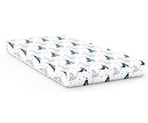 Jay Franco Disney Frozen Role Play - Sábana bajera para cama individual, 100 % algodón