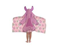 Jay Franco Disney Lilo & Stitch Angel - Capa De Baño con Capucha 56 × 56 cm para Niños, Súper Suave para Baño, Playa, Piscina Y Viaje, Producto con Licencia Oficial, Rosa
