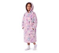 Jay Franco Disney Lilo & Stitch - Manta con Capucha para niños: Manta Extragrande de Felpa, Bolsillo; Manta de Forro Polar Suave y acogedora; Producto con Licencia Oficial; Color Morado; 24x32