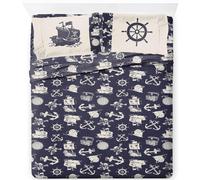 Jay Franco Disney Lilo y sutura de hoja de tamao completo - Juego de ropa de cama floral de 4 piezas Super Soft Kids Caractersticas del ngel - Las