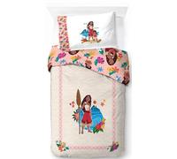 Jay Franco Disney Moana - Juego de funda de edredón para cama individual, 100% algodón, incluye funda de almohada de 50 x 70 cm