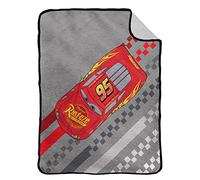 Jay Franco Disney Pixar Cars Listo para La Carrera Manta Suave de Lana Sherpa para Niños 130 x 150cm