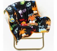 Jay Franco Disney Pixar Inside Out Ansiety Nogginz Set - 40 x 50 pulgadas Ligero de viaje de viaje y almohada - Kids Super Soft 2 piezas Juego de rop