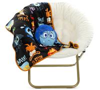 Jay Franco Disney Pixar Inside Out Sadness Nogginz Set - 40 x 50 pulgadas Ligero de viaje de viaje y almohada - Kids Super Soft 2 piezas Juego de rop
