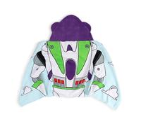 Jay Franco Disney Pixar Toy Story Buzz Lightyear - Capa De Baño con Capucha 56 × 56 cm para Niños, Súper Suave para Baño, Playa, Piscina Y Viaje, Producto con Licencia Oficial, Multicolor